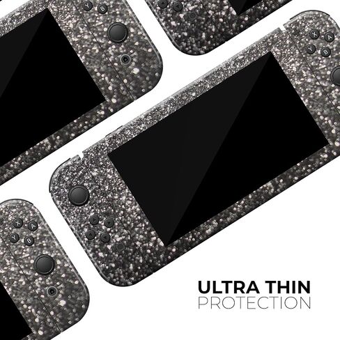Design Skinz - متوافق مع Nintendo DSi XL - غطاء حماية من الفينيل قابل للإزالة ومقاوم للخدش - أسود لامع غير مركز in Saudi Arabia