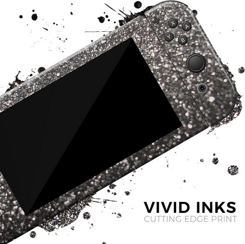Design Skinz - متوافق مع Nintendo DSi XL - غطاء حماية من الفينيل قابل للإزالة ومقاوم للخدش - أسود لامع غير مركز in Saudi Arabia