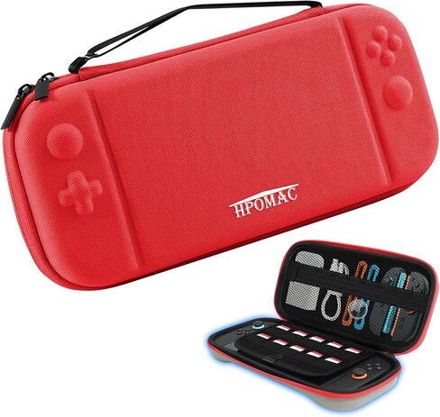 Nintendo Switch 2 Carrying Case - Christmas Birthday Gifts 2025 for Teen Boys, Girls, Men, Women & Gamers, Waterproof Hard Shell Switch 2 Case / Travel Cases, 10 Game Slots & Hidden AirTag Pouch,Black in Kuwait