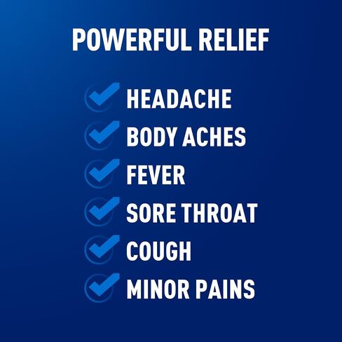 Mucinex Nightshift Cold & Flu, Maximum Strength Powerful Multi-symptom Nighttime Relief, 20 Fast Release Caplets - Pain Reliever/Fever Reducer, Cough Suppressant, Antihistamine in Kuwait