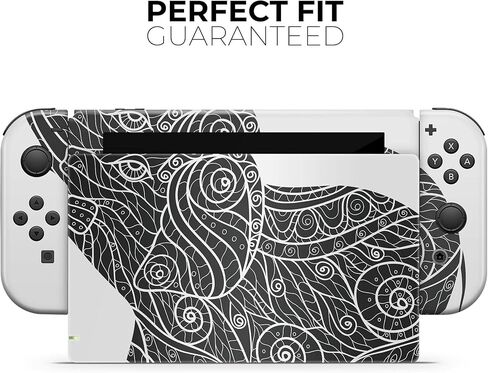 Design Skinz - متوافق مع Nintendo DSi XL - غطاء حماية من الفينيل مقاوم للخدش وقابل للإزالة - Zendoodle Elephant in Saudi Arabia