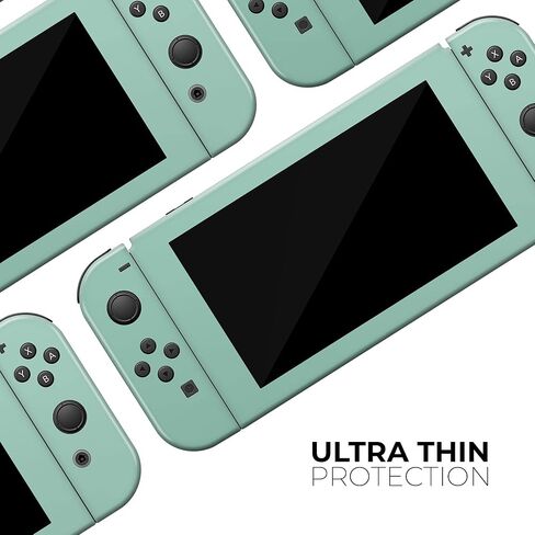 Design Skinz - متوافق مع Nintendo DSi XL - غطاء حماية من الفينيل مقاوم للخدش وقابل للإزالة - لون باستيل نعناعي بسيط in Saudi Arabia