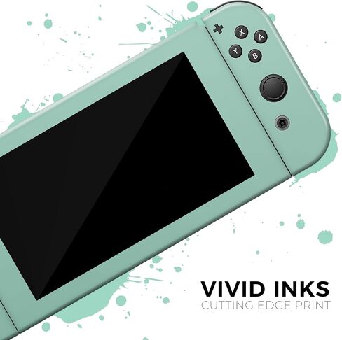 Design Skinz - متوافق مع Nintendo DSi XL - غطاء حماية من الفينيل مقاوم للخدش وقابل للإزالة - لون باستيل نعناعي بسيط in Saudi Arabia