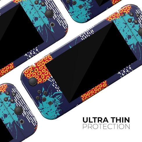 Design Skinz - Compatible with Nintendo DSi XL - Skin Decal Protective Scratch-Resistant Removable Vinyl Wrap Cover - Retro Summer Pineapple v4 in Saudi Arabia