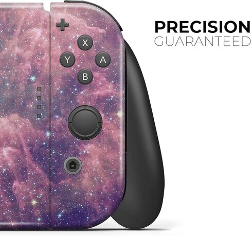 Design Skinz - متوافق مع Nintendo Switch Dock فقط - غطاء حماية من الفينيل قابل للإزالة ومقاوم للخدش - سديم وردي لامع نابض بالحياة in Saudi Arabia