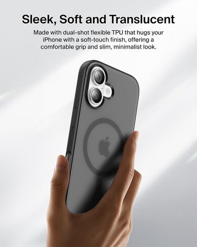 Belkin for iPhone 17 Pro Case, Grip, MagSafe Compatible w/Anti-Scratch & Anti-Yellowing Coating, Touch Sensitive Camera Control - Military Grade, Anti-Slip, Magnetic, Shockproof, Protective in Saudi Arabia