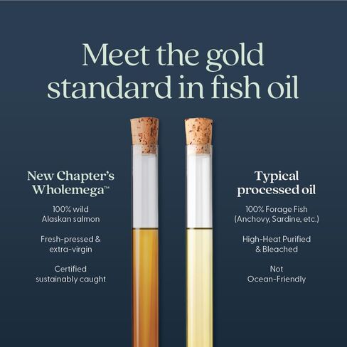 New Chapter Wholemega Whole Fish Oil, 180 Softgels . 1000mg in Saudi Arabia