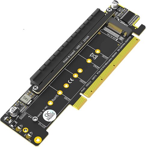 اثنين من محولات NVME PCIe HDDs Raiser إلى محول PCIe إلى بطاقة PCIE4.0 16X in Saudi Arabia