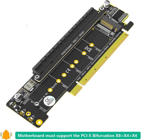 اثنين من محولات NVME PCIe HDDs Raiser إلى محول PCIe إلى بطاقة PCIE4.0 16X in Saudi Arabia
