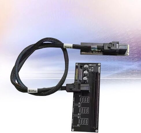 NVMe M.2 to PCIe3.0 X16 Adapters Card for External Display NVME to PCIE X16 Board with Cable Transmission Cable in Saudi Arabia
