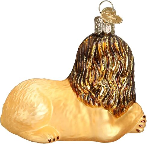 Old World Christmas Spiritual Gifts Glass Blown Ornaments for Christmas Tree Lion Lamb in Saudi Arabia