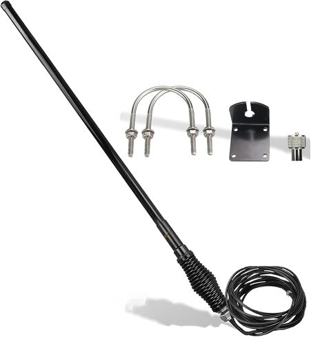 Retevis MR300 GMRS Mobile Radio Antenna, Compatible with Retevis RT97 RA86 RA25 Midland MXT575 MXT500 GMRS Mobile Radio,462-467MHz, SL16/PL259, Fiberglass GMRS Antenna, 43.3inch in Saudi Arabia