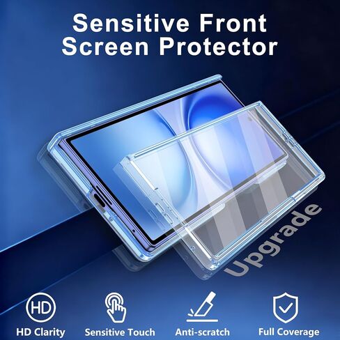 حافظة Meshine لهاتف Galaxy Z Fold 7 مغناطيسية، [متوافقة مع MagSafe] [حماية المفصلات] [واقي شاشة مدمج]، حافظة صلبة مقاومة للصدمات للنساء والفتيات لهاتف Samsung Galaxy Z Fold 7(2025)، شفاف لامع in Kuwait