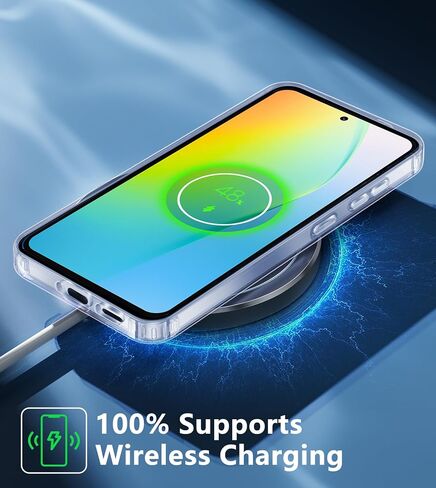FNTCASE لهاتف Samsung-Galaxy Z-Fold-7 حافظة مغناطيسية: غطاء هاتف محمول شفاف غير لامع من الدرجة العسكرية للحماية من السقوط - حافظات نحيفة متينة مقاومة للصدمات (أسود 8.0 بوصة) in Saudi Arabia