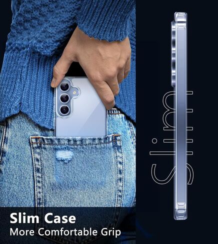 FNTCASE لهاتف Samsung-Galaxy Z-Fold-7 حافظة مغناطيسية: غطاء هاتف محمول شفاف غير لامع من الدرجة العسكرية للحماية من السقوط - حافظات نحيفة متينة مقاومة للصدمات (أسود 8.0 بوصة) in Saudi Arabia