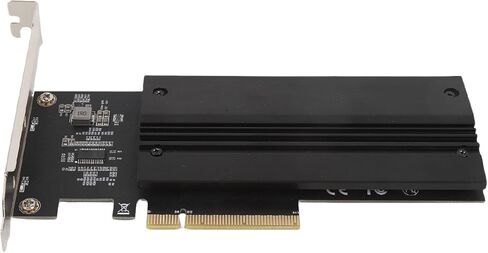 SUNGOOYUE M.2 NVMe to PCIE 4.0 X8 Adapter Card with Full Metal Heatsink, Independent LED Indicator Design, Advanced NVMe to PCIE Expansion Card for 2280 2260 2242 2230, for PC Enthusiasts in Saudi Arabia