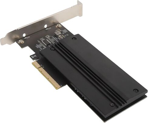 SUNGOOYUE M.2 NVMe to PCIE 4.0 X8 Adapter Card with Full Metal Heatsink, Independent LED Indicator Design, Advanced NVMe to PCIE Expansion Card for 2280 2260 2242 2230, for PC Enthusiasts in Saudi Arabia