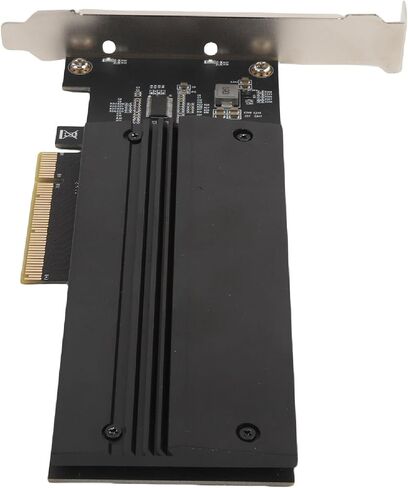 SUNGOOYUE M.2 NVMe to PCIE 4.0 X8 Adapter Card with Full Metal Heatsink, Independent LED Indicator Design, Advanced NVMe to PCIE Expansion Card for 2280 2260 2242 2230, for PC Enthusiasts in Saudi Arabia