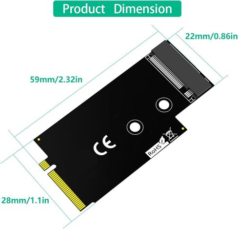محولات NVME HDDs PCIe4.0 للتحويل المحمول لـ 2230 2242 2260 2280 لـ Go Handheld in Saudi Arabia