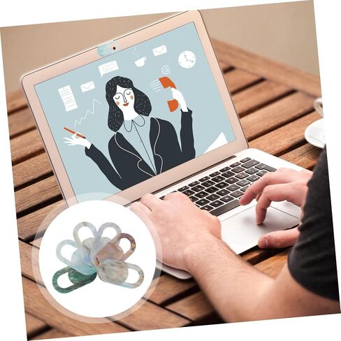 6pcs Notebook Cover Webcam Slider Privacy Stickers for Phone Laptop Decorative Cover Slide in Saudi Arabia