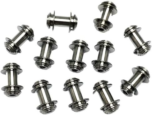 2 Sets Titanium Alloy Axis Lock Screw Replacements Fit for Bugout 535 Series, Mini Bugout 533 Series (Silver) in Saudi Arabia