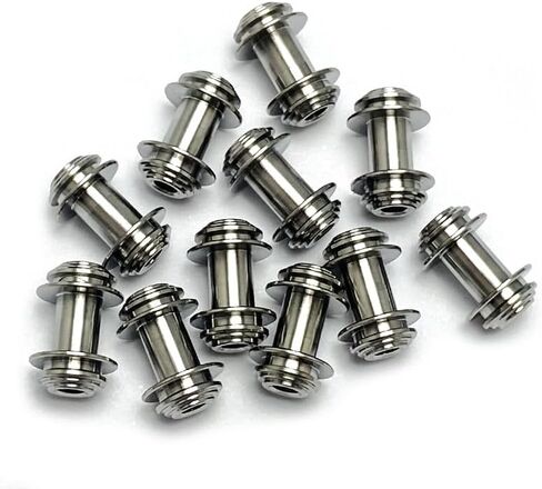 2 Sets Titanium Alloy Axis Lock Screw Replacements Fit for Bugout 535 Series, Mini Bugout 533 Series (Silver) in Saudi Arabia