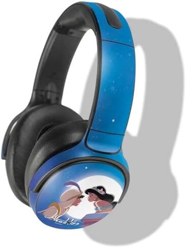 غلاف صوتي من Skinit متوافق مع Skullcandy Venue - تصميم Disney Aladdin and Princess Jasmine Kiss المرخص رسميًا in Saudi Arabia