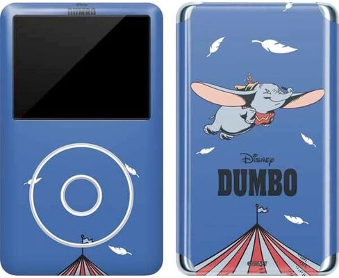 Skinit Decal MP3 Player Skin Compatible with iPod Classic (6th Gen) 80GB - Officially Licensed Disney Dumbo Classic Flying Elephant Design in Saudi Arabia