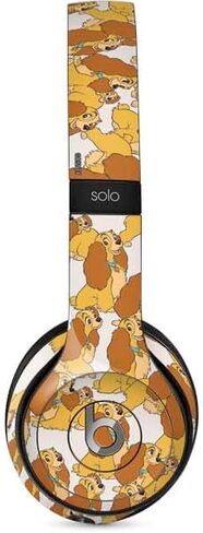 Skinit Decal Audio Skin Compatible with Beats Solo 2 Wired - Officially Licensed Disney Lady & The Tramp Lady Pattern Design in Saudi Arabia