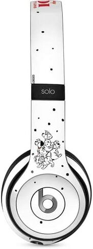 غلاف صوتي من Skinit متوافق مع Beats Solo 2 Wired - تصميم Disney 101 Dalmatians Puppy Pile المرخص رسميًا in Saudi Arabia