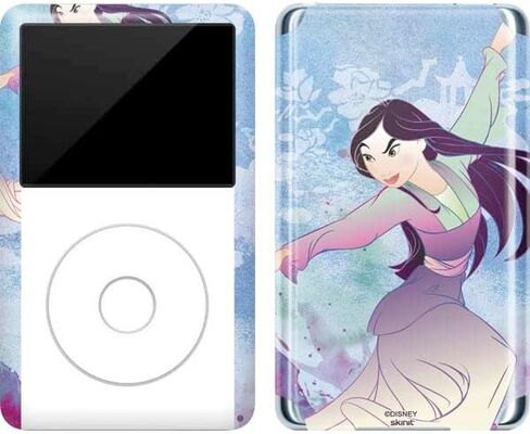 ملصق Skinit لمشغل MP3 متوافق مع iPod Classic (الجيل السادس) 80 جيجابايت - مرخص رسميًا من Disney Mulan في تصميم التدريب in Saudi Arabia