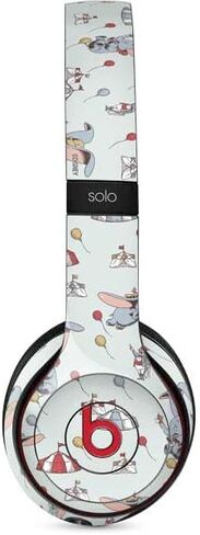 Skinit Decal Audio Skin Compatible with Beats Solo 2 Wireless - Officially Licensed Disney Dumbo Vintage Pattern Design in Saudi Arabia