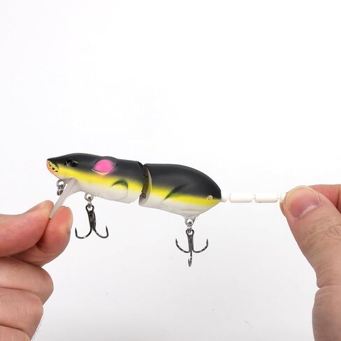 Multi-Segmented Soft Plastic Fishing Lure - 85mm/15.5g, Ideal for Catching Trout and Other Species,Suitable Various Fishes. in Saudi Arabia