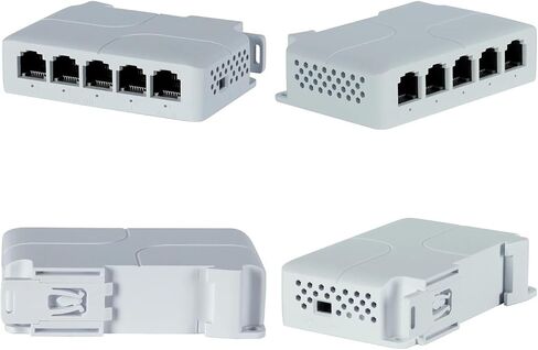 5-Port POE Extender 10/100Mbps 1 to 4 Network Switch Repeater,(1 pcs) in Kuwait