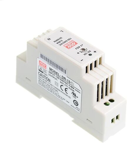 Mean Well DR 45W 12V 3.5A Switching Power Supply， AC-DC Single Output Industrial DIN Rail DR-4512 Slim Type Enclosed Power Supply Driver Transformer in Saudi Arabia