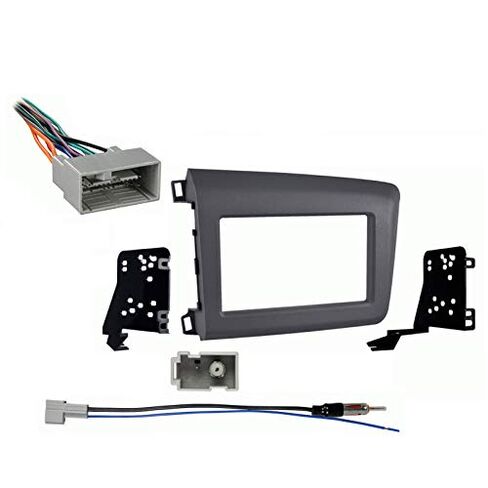 Harmony Audio Compatible with Honda Civic 2012 Double DIN Aftermarket Stereo Harness Radio Install Dash Kit in Saudi Arabia
