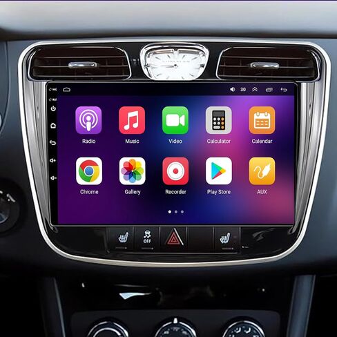 [4+64G] ستيريو سيارة Android 13 مع Apple Carplay اللاسلكي وAndroid Auto لـ Chrysler 200 200C 2011-2014 9 بوصة ترقية راديو تعمل باللمس مع كاميرا AHD، ملاحة GPS، SWC، WiFi، FM، بلوتوث in Saudi Arabia