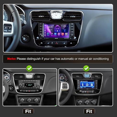[4+64G] ستيريو سيارة Android 13 مع Apple Carplay اللاسلكي وAndroid Auto لـ Chrysler 200 200C 2011-2014 9 بوصة ترقية راديو تعمل باللمس مع كاميرا AHD، ملاحة GPS، SWC، WiFi، FM، بلوتوث in Saudi Arabia