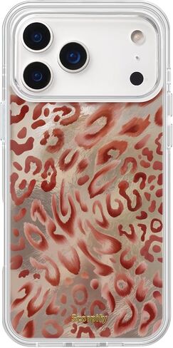 SCORPIFY for iPhone 17 Pro Case [Compatible with MagSafe] with Colorful Pearl Iridescent Design, Cute Clear Magnetic Phone Cover for Women Girls and Men, Bumper with Mother of Pearl Shell Pattern in Saudi Arabia
