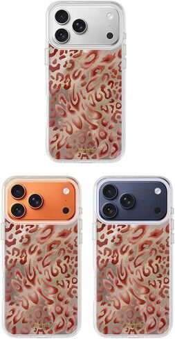 SCORPIFY for iPhone 17 Pro Case [Compatible with MagSafe] with Colorful Pearl Iridescent Design, Cute Clear Magnetic Phone Cover for Women Girls and Men, Bumper with Mother of Pearl Shell Pattern in Saudi Arabia