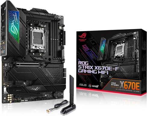 ASUS ROG STRIX X670E-F GAMING WIFI AMD X670 مقبس AM5 ATX in Saudi Arabia