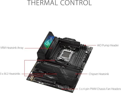 ASUS ROG STRIX X670E-F GAMING WIFI AMD X670 مقبس AM5 ATX in Saudi Arabia