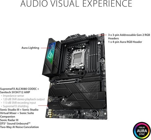 ASUS ROG STRIX X670E-F GAMING WIFI AMD X670 مقبس AM5 ATX in Saudi Arabia