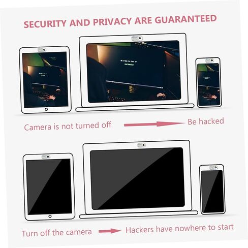 TEHAUX 6 قطع من ملصقات حماية الخصوصية، غطاء لوحة للهاتف المحمول، كاميرا الويب، ملصقات تزيين جمالية in Saudi Arabia