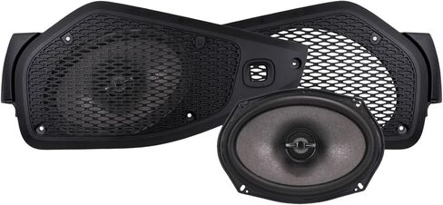 MB Quart 6x9" Tuned Rear Coaxial Speakers Upgrade for Jeep Wrangler/Gladiator, with Magnesium Dome Tweeter with Detachable Phase Lens, 220W Peak Power in Saudi Arabia