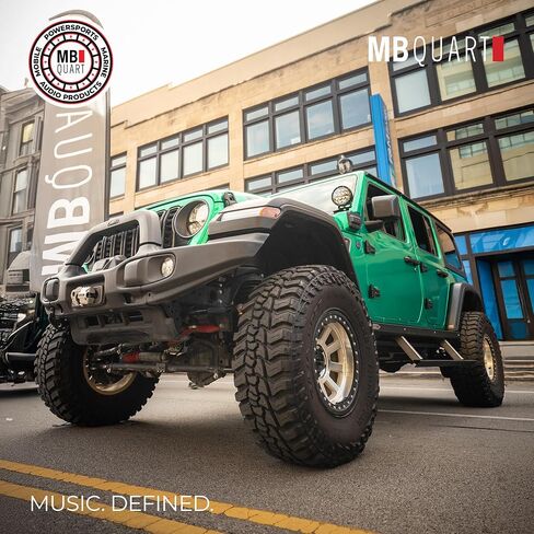 MB Quart 6x9" Tuned Rear Coaxial Speakers Upgrade for Jeep Wrangler/Gladiator, with Magnesium Dome Tweeter with Detachable Phase Lens, 220W Peak Power in Saudi Arabia