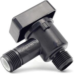 RV Vacuum Breaker Check Valve, 571-VAC-CHK-A Camper Trailer Flusher Check Valve Replace Leaking Vacuum Breaker on Black Tank System Fix Loud Noise & Wet Floor Backflow Preventer Improve Freshwater