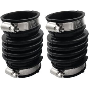 2 Piece Air Intake Hose with Clamps Compatible with Avalon 2000-2004 V6 3.0L 17881-0A060