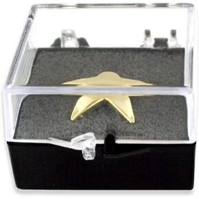 PinMart Clear Plastic Gift Box For Pin With Protective Foam 10 Pack