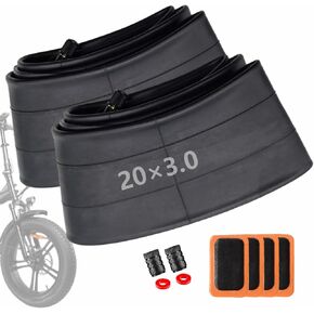 20x3 Bike Tube 20x3.0 Fat Tire Bike Tube Compatible with 20x3 20x3.2 20x3.3 20x3.5 20 Inch eBikes Fat Beach Bikes Snowmobile 2-Pack in Saudi Arabia